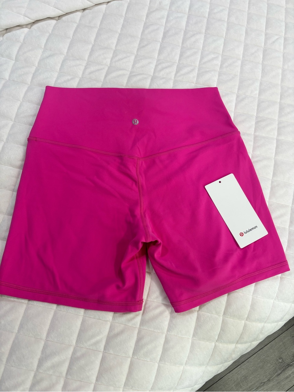 lululemon Sonic Pink 6” shorts BRAND NEW